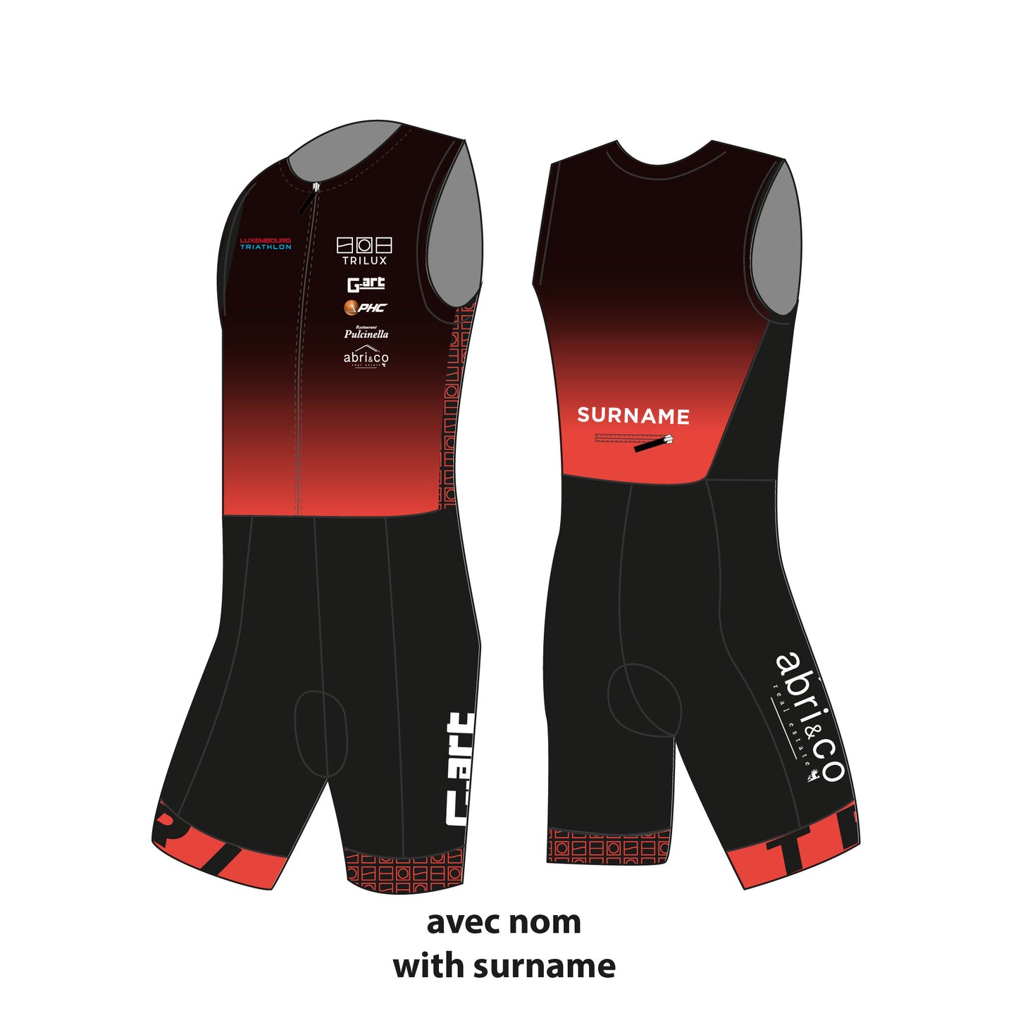 Combi Triathlon SANS manches - UNISEX - Trilux Compétition (2117)