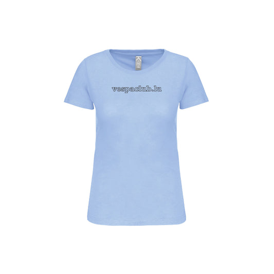 T-shirt Organic Bio -Femmes- Vespa Club - skyblue (K3026iC)