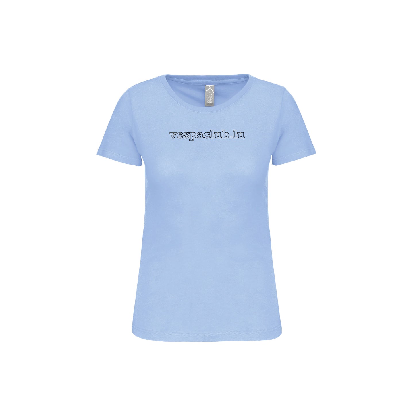 T-shirt Organic Bio -Femmes- Vespa Club - skyblue (K3026iC)