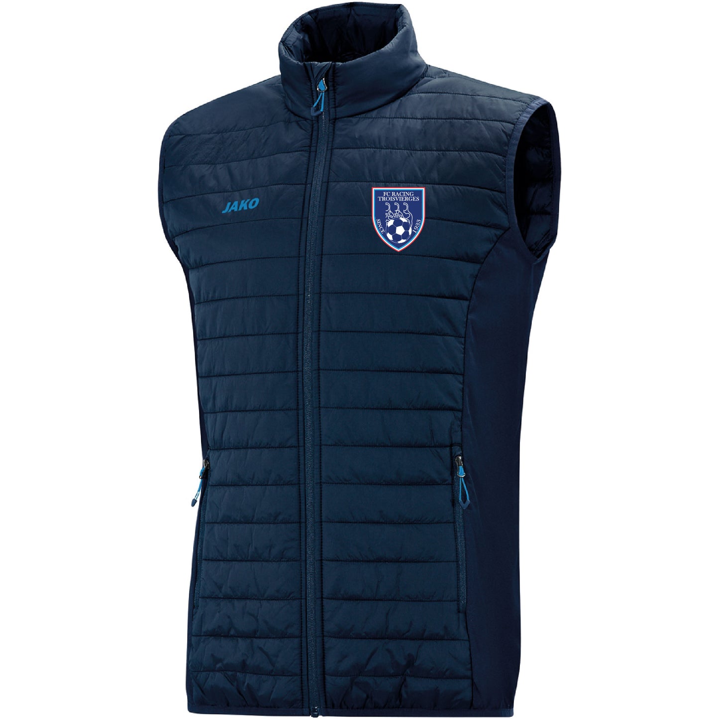 JAKO Gilet Doudounne Premium - Unisex - FC Racing Troisvierges (Broderie-7005-99)