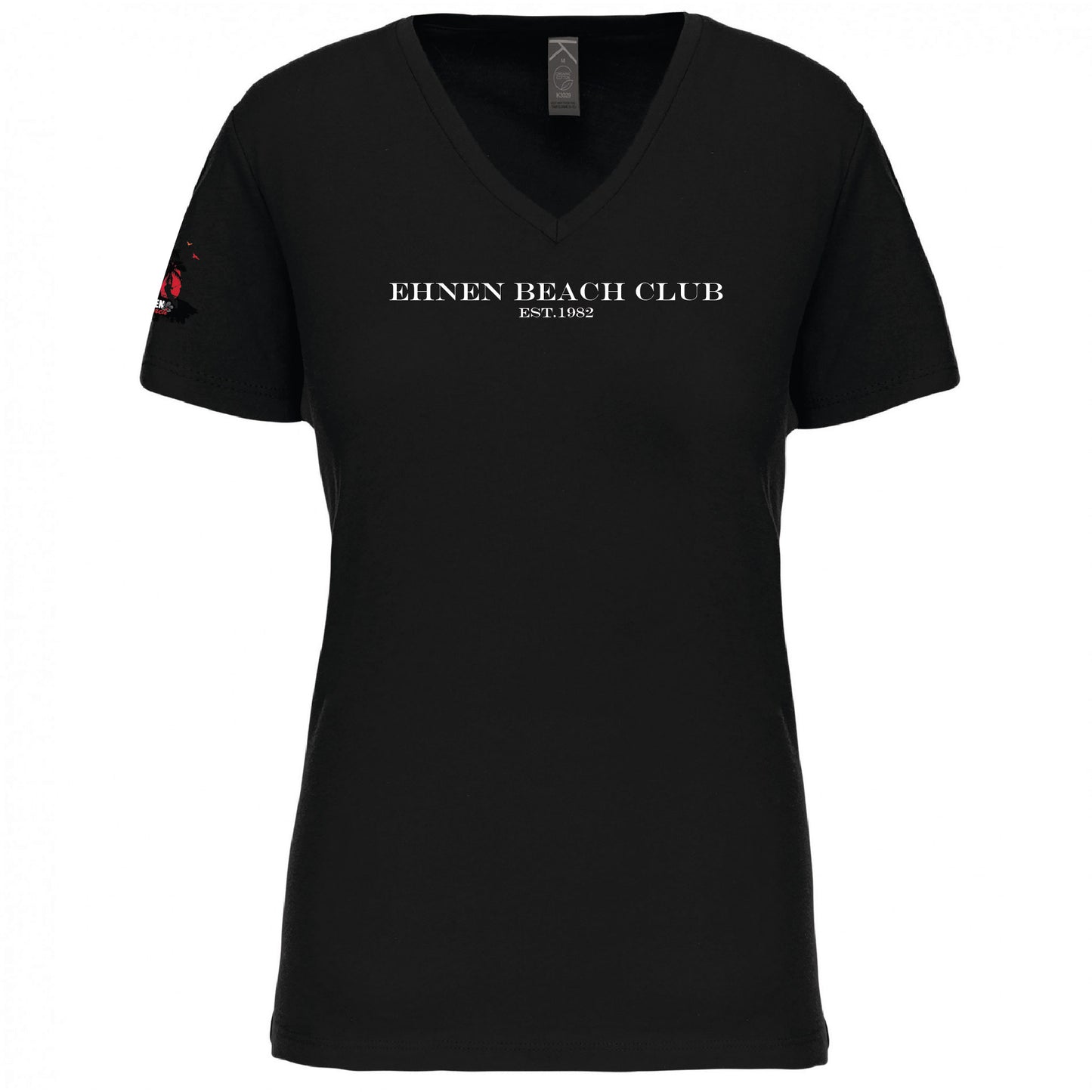 T-Shirt "Col V" Bio Version_2 - Femmes - Ehnen Beach (K3029IC)