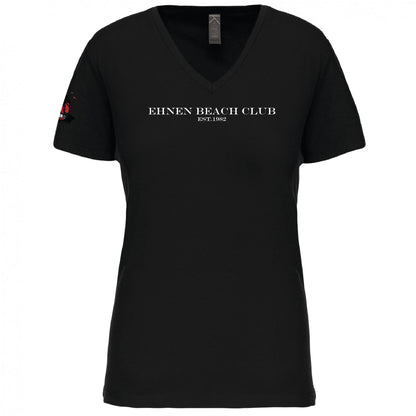 T-Shirt "Col V" Bio Version_2 - Femmes - Ehnen Beach (K3029IC)