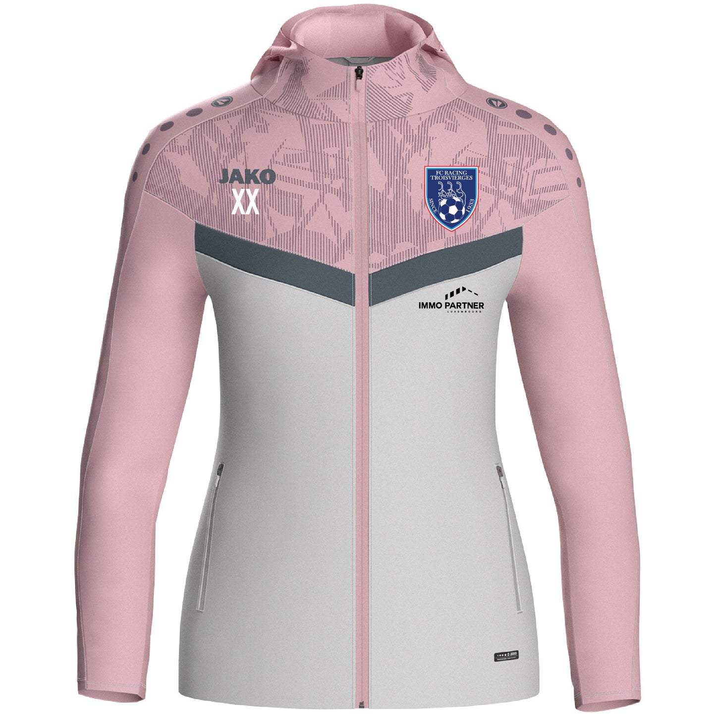 Jako Veste à capuche Iconic - Dames - FC Racing Troisvierges (6824-851)