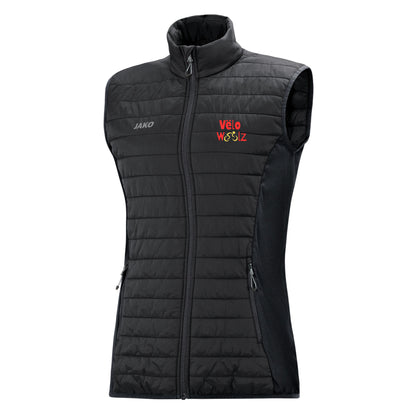 Jako Gilet Doudoune - Premium - Femmes - Vëlo Woolz (7005-Broderie)