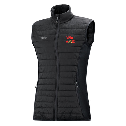 Jako Gilet Doudoune - Premium - Femmes - Vëlo Woolz (7005-Broderie)