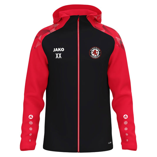 JAKO Veste à capuche SONIC - Unisexe - Red Black (6826-812)