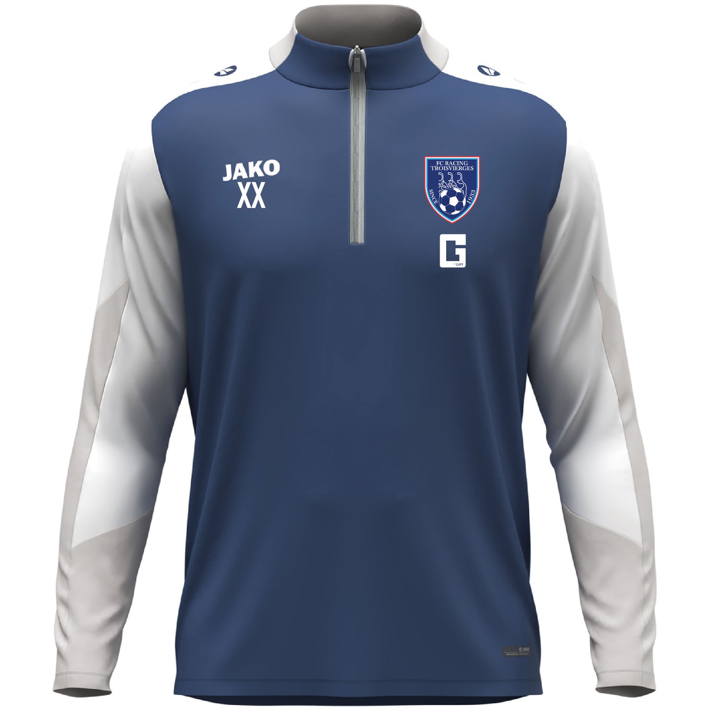 JAKO Ziptop DYNAMIC - Unisex - FC Racing Troisvierges (8670-921)