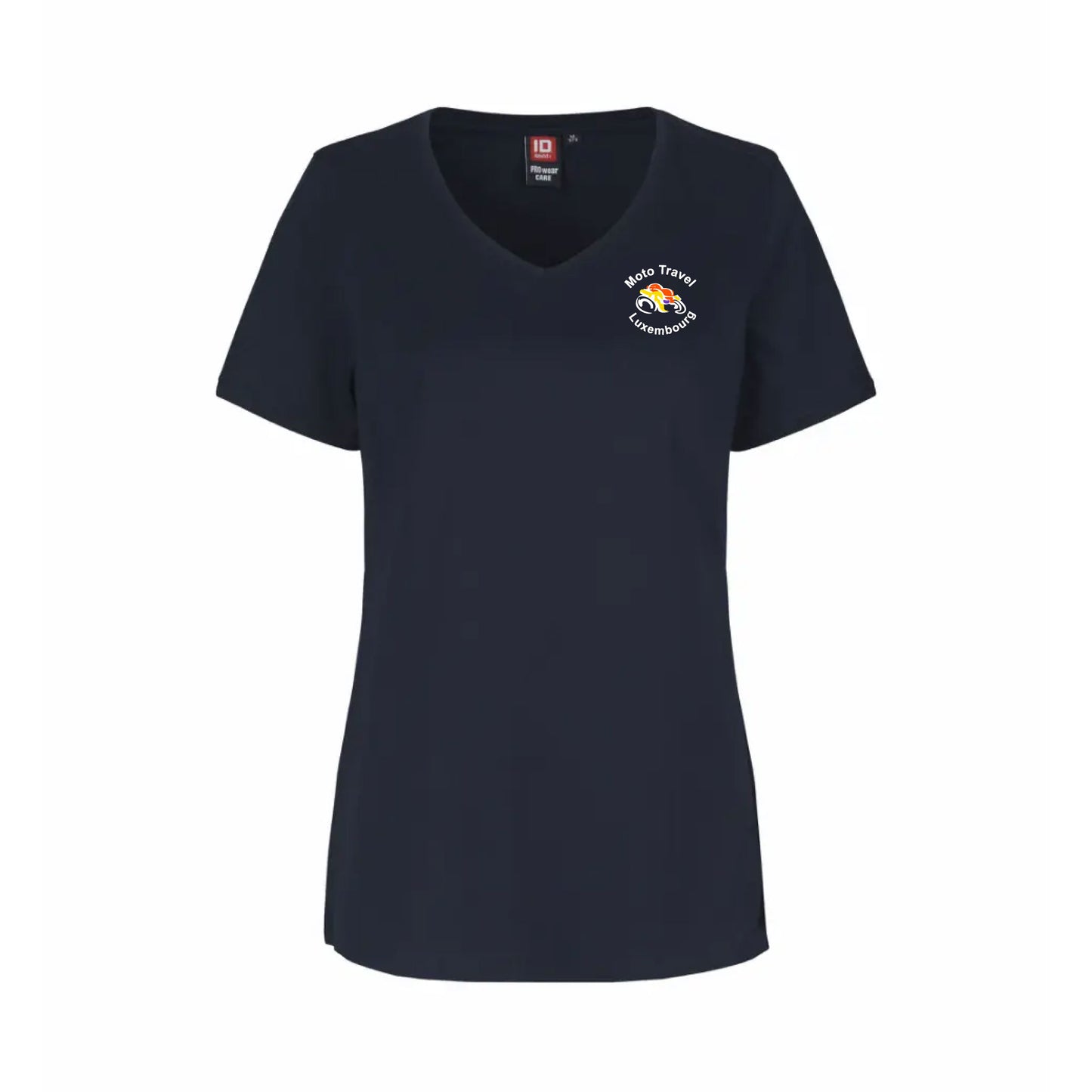 PRO Wear CARE T-Shirt COL V - Moto Travel - Femmes (ID0373 Broderie)