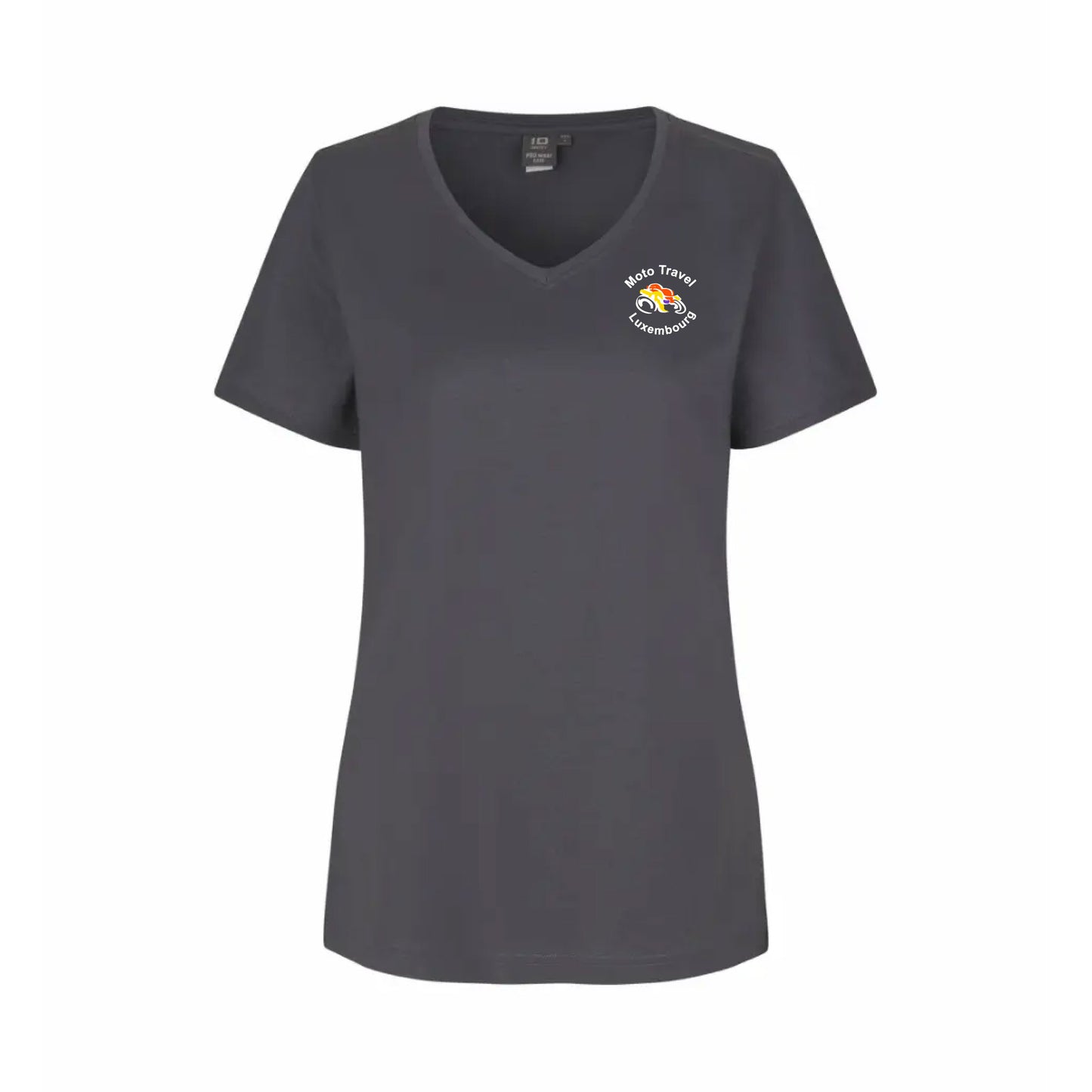 PRO Wear CARE T-Shirt COL V - Moto Travel - Femmes (ID0373 Broderie)