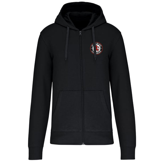 Veste à capuche zippé - Unisexe - Red Black (K4030)