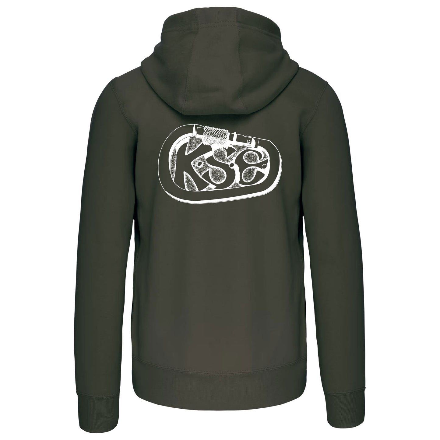 Sweat-shirt zippé capuche -Unisexe- KSE (K454)