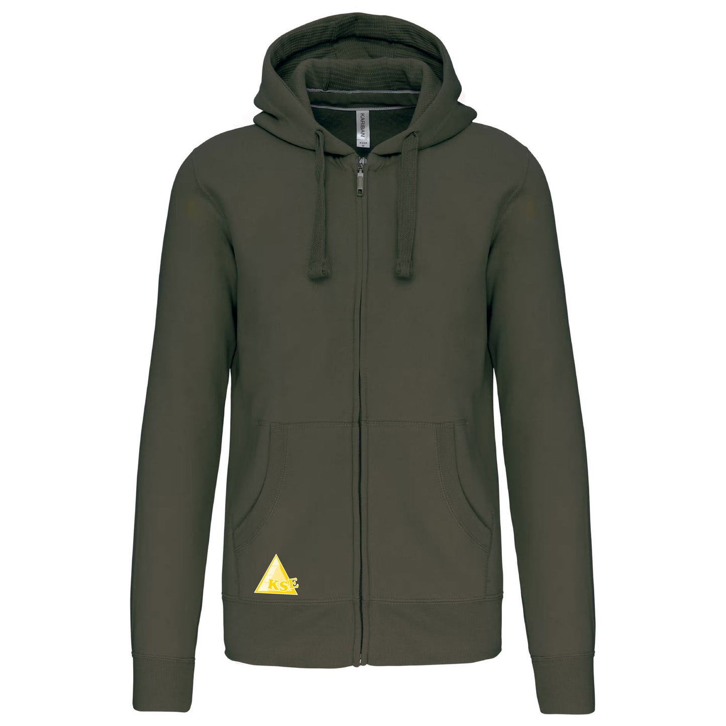 Sweat-shirt zippé capuche -Unisexe- KSE (K454)