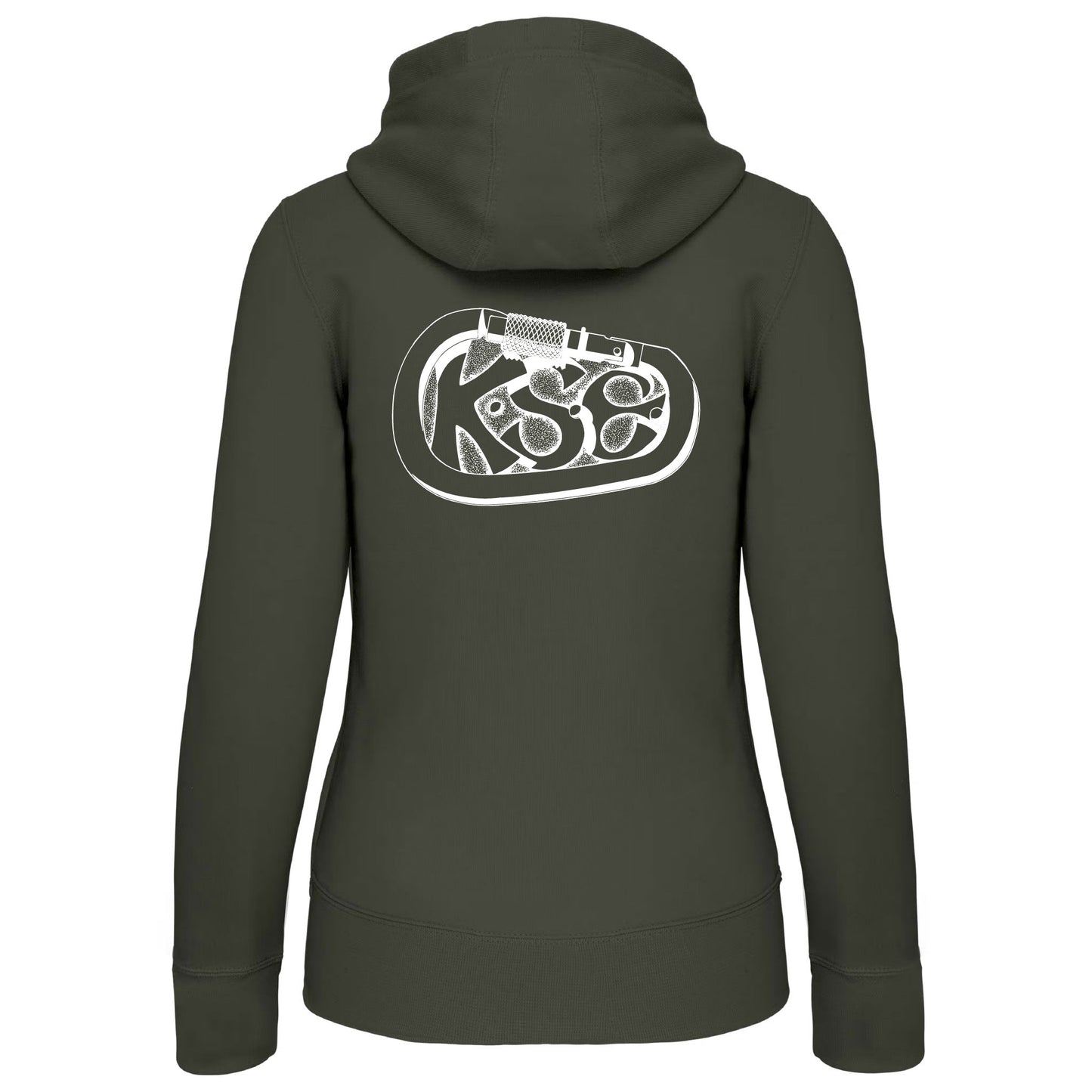 Sweat-shirt zippé capuche -Femmes- KSE (K464)