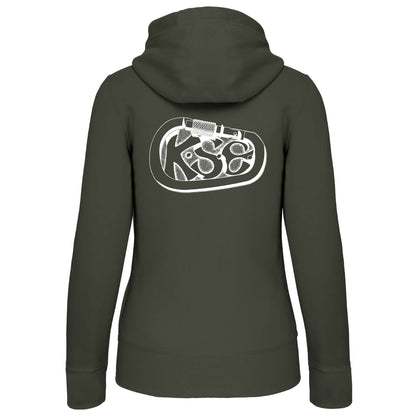 Sweat-shirt zippé capuche -Femmes- KSE (K464)