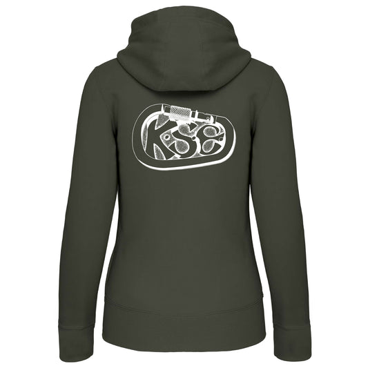 Sweat-shirt zippé capuche -Femmes- KSE (K464)
