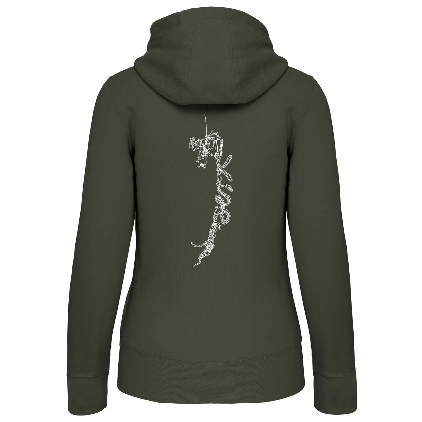 Sweat-shirt zippé capuche -Femmes- KSE (K464)