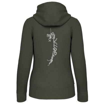 Sweat-shirt zippé capuche -Femmes- KSE (K464)