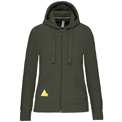Sweat-shirt zippé capuche -Femmes- KSE (K464)