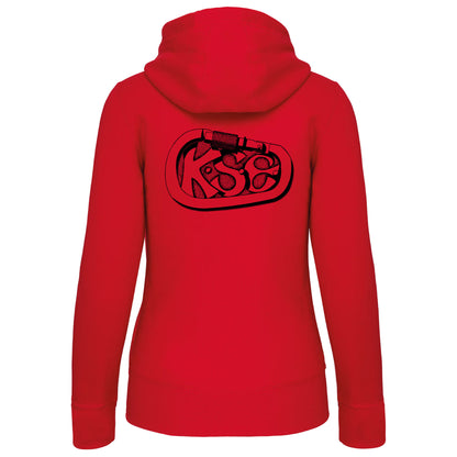 Sweat-shirt zippé capuche -Femmes- KSE (K464)