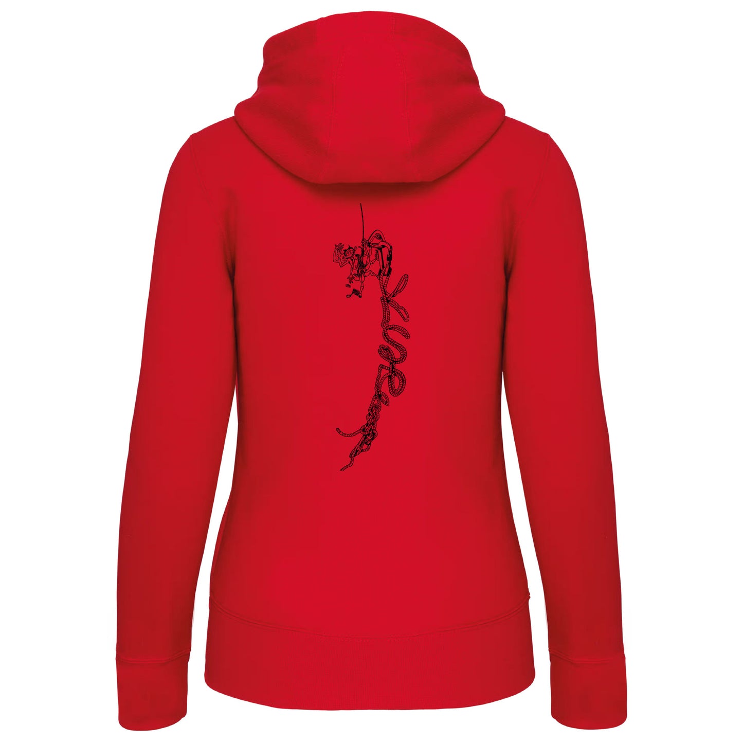 Sweat-shirt zippé capuche -Femmes- KSE (K464)