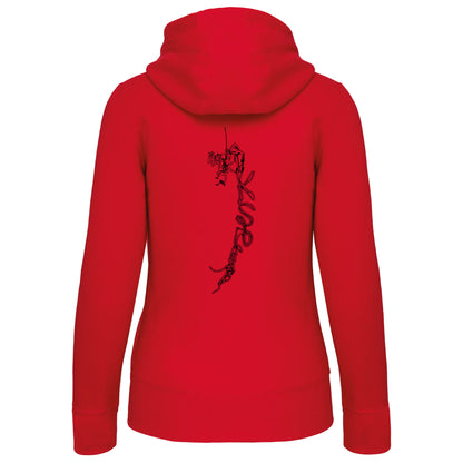 Sweat-shirt zippé capuche -Femmes- KSE (K464)
