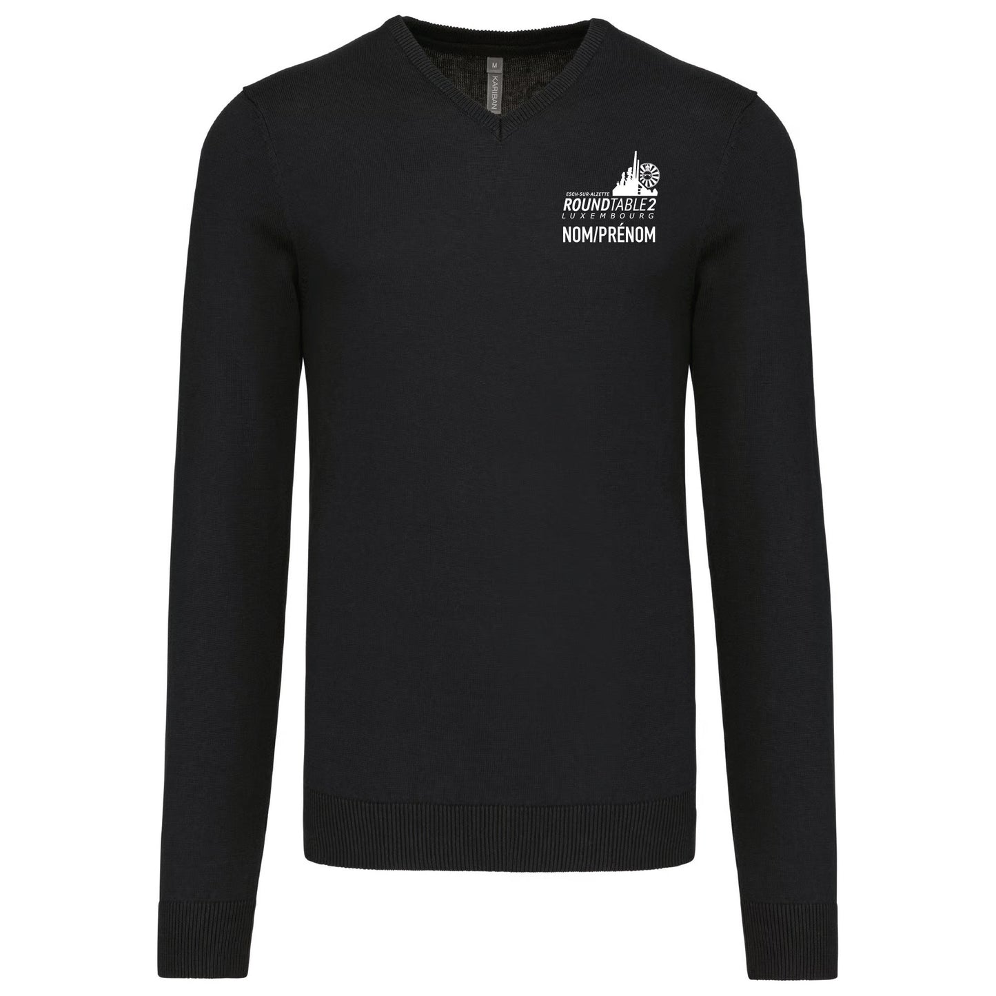 Pull Col V - Hommes - RT (Brod-K965)