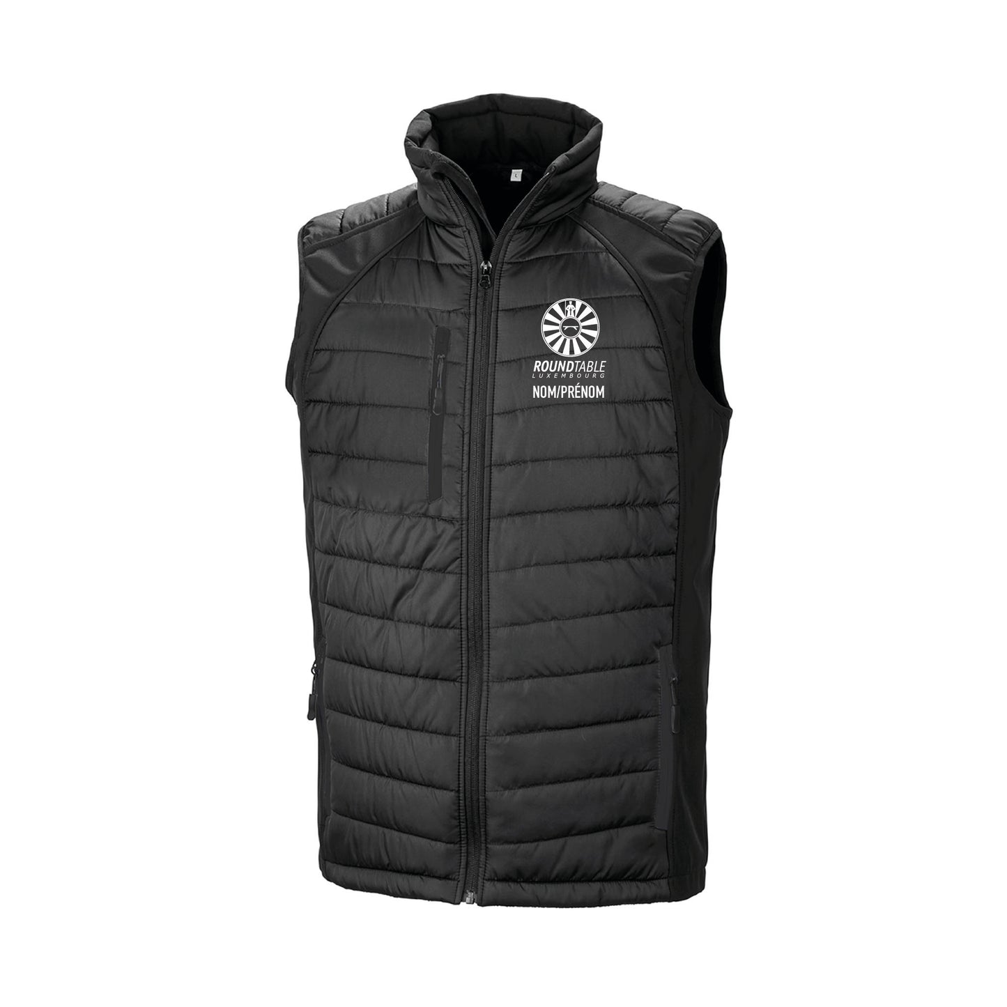 Gilet softshell rembourré - Hommes - RT (Brod-R238X)