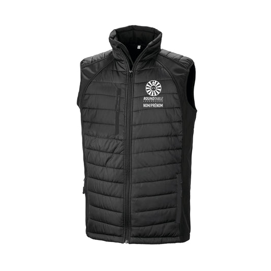 Gilet softshell rembourré - Hommes - RT (Brod-R238X)