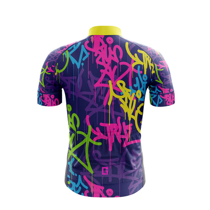 Street Art - Maillot de cyclisme (1710-Fluo)