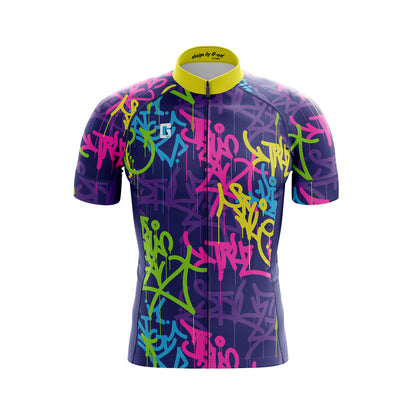 Street Art - Maillot de cyclisme (1710-Fluo)