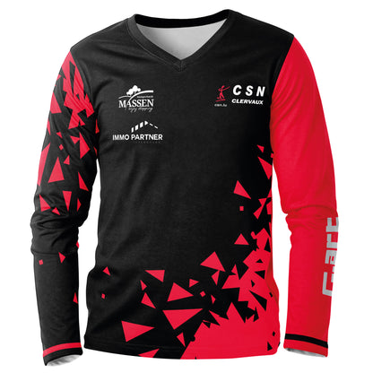 T-Shirt running manches longues -Hommes 2827 Contado- CSN Compétition