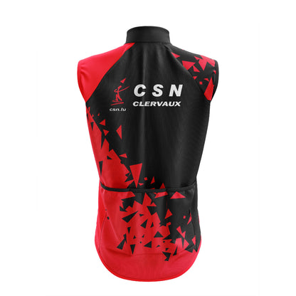 Gilet antivent avec trois poches (mesh) au dos -Adultes- CSN Loisir (Sublimation-1705)