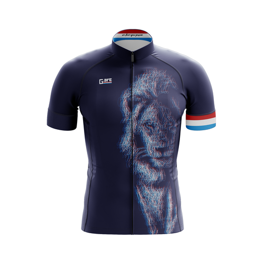 Lion - Luxembourg Pattern 2802 / Short-sleeved cycling jersey